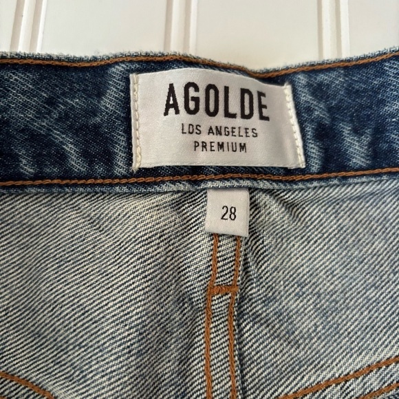 AGOLDE | Women's Distressed Parker Cut Off Shorts Size 28 Button Fly - Picture 11 of 15